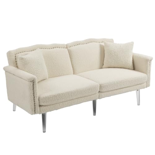 TEOYETTSF Sofas für Wohnzimmer, Samt, Liebessitz, Sofa mit Armlehne für Schlafzimmer, Wohnung von TEOYETTSF