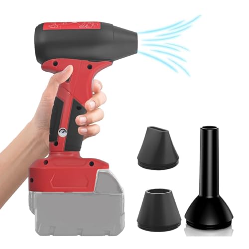 Akku-Laubbläser für Milwaukee 18 V Akku, 130.000 U/min, 4 Geschwindigkeiten, kompakter Turbo-Jet-Gebläse für Garten, Rasen, Schnee, Laub, Grill-Tastatur (ohne Batterie) Akku-Laubbläser für Milwaukee 18 V Akku, 130.000 U/min, 4 Geschwindigkeiten, kompakter Turbo-Jet-Gebläse für Garten, Rasen, Schnee, Laub, Grill-Tastatur (ohne Batterie) von TEPULAS