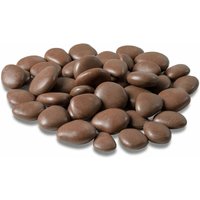 Teraplast - Dekorative Kieselsteine aus recyceltem Kunststoff «re-pebbles», anti-verschleiß, für Außen- und Innenbereich -Choco / klein von TERAPLAST