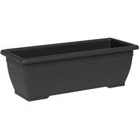 Teraplast - Pflanzgefäße nara Anthracite grau rechteckig 80 x 20 cm - Kunststoff von TERAPLAST