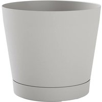 Teraplast - Pflanzgefäße orione Cloud hellgrau 38 cm - Kunststoff von TERAPLAST