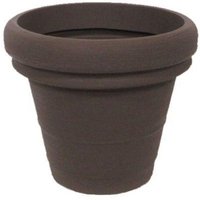 Runde Vase 'Doppio Bordo Classic' für Blumen und Gartenpflanzen. -50 cm / Antike Runde Vase 'Doppio Bordo Classic' für Blumen und Gartenpflanzen. -50 cm / Antike von TERAPLAST