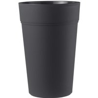 Teraplast - Runder anthrazit blumentopf 38 cm h 65 mod. Stem von TERAPLAST