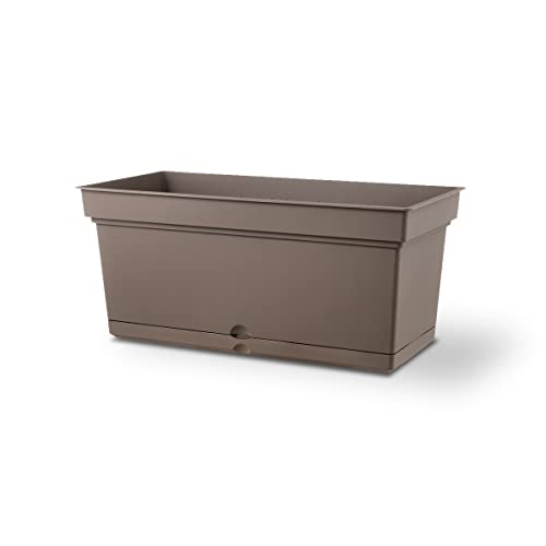 TERAPLAST Blumentopf Aqua Elements, 98 cm, Braun von TERAPLAST