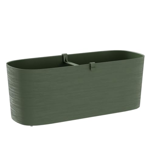 TERAPLAST Pflanztopf Paros rechteckig 40 x 18 cm Olive TERAPLAST Pflanztopf Paros rechteckig 40 x 18 cm Olive von TERAPLAST