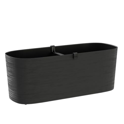 TERAPLAST Pflanztopf Paros rechteckig 60 x 18 cm schwarz TERAPLAST Pflanztopf Paros rechteckig 60 x 18 cm schwarz von TERAPLAST