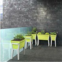 Blumenkastenhalter ''Basilio Elements'' aus Aluminium von TERAPLAST