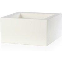 Teraplast - Moderner Vase 'Cubo Schio Basso' Essential aus Kunststoff für Garten und Blumen und Pflanzen -Weiss Teraplast - Moderner Vase 'Cubo Schio Basso' Essential aus Kunststoff für Garten und Blumen und Pflanzen -Weiss von TERAPLAST