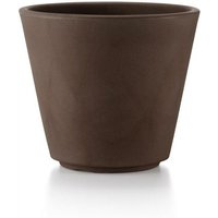 Outdoor 'Ribeira Essential' Kunststoffvase für Blumen und Pflanzen -40 cm / Bronze von TERAPLAST