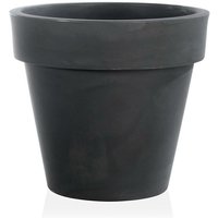 Teraplast - Outdoor Runde Vase Standard One Essential aus Kunstoff für Pflanzen und Blumen -70 cm / Anthrazit von TERAPLAST