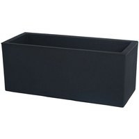 Pflanzgefäß Schio Box 60 Anthrazit - 60 cm - Anthrazit von TERAPLAST