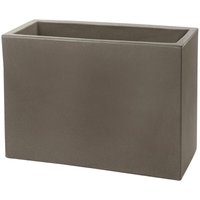 Rechteckiger cappuccino blumenkasten 79x30 cm h 30 mod. Schio cassa von TERAPLAST