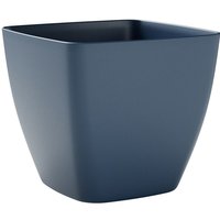 Teraplast - Pflanzgefäße ceylon Lagoon dunkelblau quadratisch 30 cm - Kunststoff von TERAPLAST