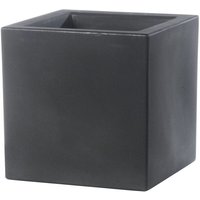 Schio Cubo-Vase Anthrazit - 40 cm von TERAPLAST