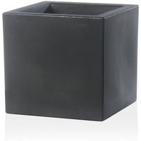 Schio Cubo-Vase Anthrazit - 50 cm - Anthrazit von TERAPLAST