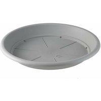 Teraplast - Untersetzer 'Tondo Basic'' für Pflanzentopf und Blumentopf -18 cm / Fog Grey von TERAPLAST