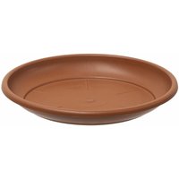 Untersetzer aura rund Clay braun 40 cm - Kunststoff - Teraplast von TERAPLAST