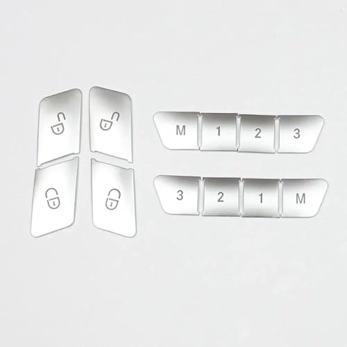 12 Stücke Auto Tür Sitz Memory Lock Tasten Abdeckungen Aufkleber Für Mercedes Für Benz C/E Klasse Glk Gle Ml Gl CLS Gla CLS W204 W212 Auto Styling Innen Zierleisten 12 Stücke Auto Tür Sitz Memory Lock Tasten Abdeckungen Aufkleber Für Mercedes Für Benz C/E Klasse Glk Gle Ml Gl CLS Gla CLS W204 W212 Auto Styling Innen Zierleisten von TERCAN