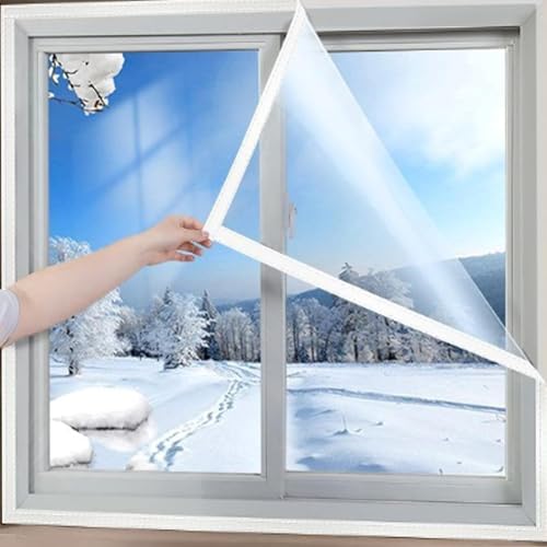 80x175cm,Thermofolie Fenster Gegen Kälte,PVC Fenster Isolierung Fenster Isolierung,Kälteschutzfolie Fenster,Transparent Isolierfolie für Kälteschutz, Schlagfrei 80x175cm,Thermofolie Fenster Gegen Kälte,PVC Fenster Isolierung Fenster Isolierung,Kälteschutzfolie Fenster,Transparent Isolierfolie für Kälteschutz, Schlagfrei von TERCAN