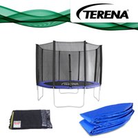 Sicherheitsnetz + Federabdeckung für Trampolin 305 cm mit 8 Stangen - Terena von TERENA