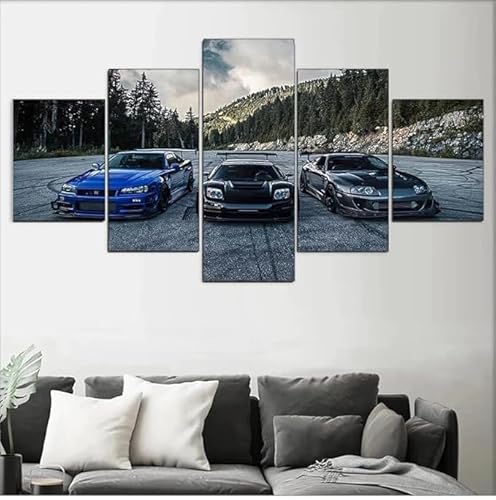 Leinwandbild 5 Teile Bilder 5 teilige Wandbilder Wandbilder Kunstdruck 150X80cm Mit Rahmen Vlies Leinwanddrucke Leinwandbilder Cadeau d'Halloween 5 teiliges wandbild Leinwandbild 5 Teile Bilder 5 teilige Wandbilder Wandbilder Kunstdruck 150X80cm Mit Rahmen Vlies Leinwanddrucke Leinwandbilder Cadeau d'Halloween 5 teiliges wandbild von TERERGTS