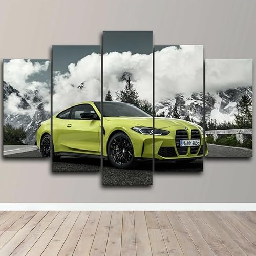 Leinwandbild 5 Teile Bilder 5 teilige Wandbilder Wandbilder Kunstdruck 150X80cm Mit Rahmen Vlies Leinwanddrucke Leinwandbilder Cadeau d'Halloween 5 teiliges wandbild von TERERGTS