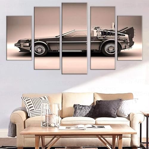 Leinwandbild 5 Teile Bilder 5 teilige Wandbilder Wandbilder Kunstdruck 150X80cm Mit Rahmen Vlies Leinwanddrucke Leinwandbilder Cadeau d'Halloween 5 teiliges wandbild von TERERGTS