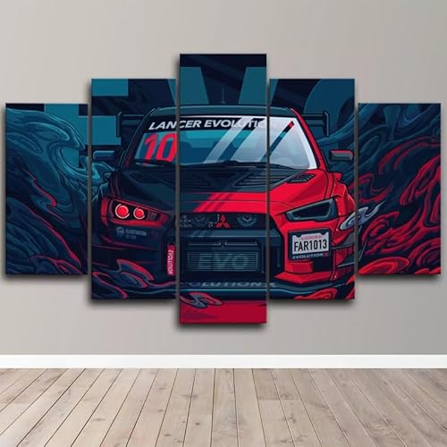 Leinwandbild 5 Teile Bilder 5 teilige Wandbilder Wandbilder Kunstdruck 150X80cm Mit Rahmen Vlies Leinwanddrucke Leinwandbilder Cadeau d'Halloween 5 teiliges wandbild Leinwandbild 5 Teile Bilder 5 teilige Wandbilder Wandbilder Kunstdruck 150X80cm Mit Rahmen Vlies Leinwanddrucke Leinwandbilder Cadeau d'Halloween 5 teiliges wandbild von TERERGTS