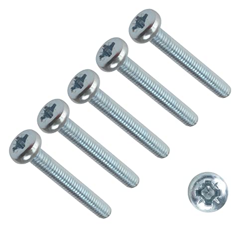 TERF® M4 x 90 mm Pozidriv-Flachkopfschrauben (Bolzen), M4 (4 mm) x 90 mm, 10 Stück von TERF