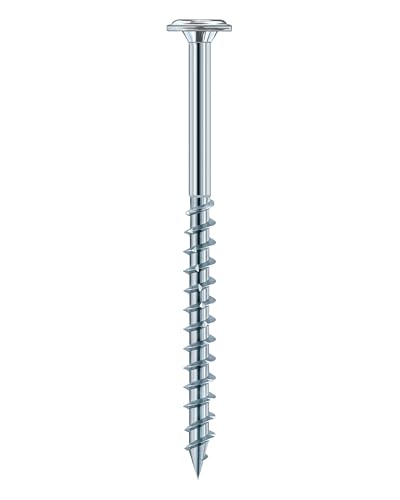 HSI HSeasy PRO TK Tordrive Tellerkopfschrauben 8x120 mm I 50 Stück I C1 Edelstahlschrauben rostfrei I Tellerschrauben speziell für Holzverbindungen HSI HSeasy PRO TK Tordrive Tellerkopfschrauben 8x120 mm I 50 Stück I C1 Edelstahlschrauben rostfrei I Tellerschrauben speziell für Holzverbindungen von TERGATO