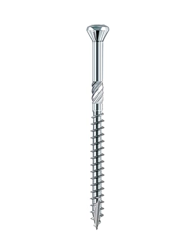 HSeasy Terra Inox TX 15 Terrassenbauschrauben 4 x 40 mm aus Edelstahl C1, 200 Stk. - Edelstahlschrauben zur Befestigung von Holzbodendielen, Mit Fräsrippen HSeasy Terra Inox TX 15 Terrassenbauschrauben 4 x 40 mm aus Edelstahl C1, 200 Stk. - Edelstahlschrauben zur Befestigung von Holzbodendielen, Mit Fräsrippen von TERGATO