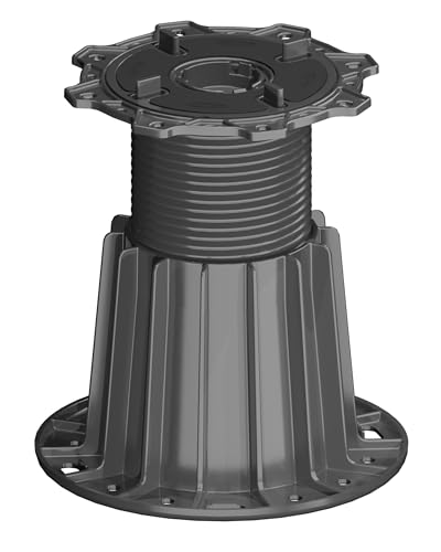 TERGATO HSI HS Terra Hero XL Verstellfuß - Stelzlager höhenverstellbar, Für schwere Steinplatten und Keramikfliesen, Aufbauhöhe 130-320 mm, Stellfüße Terrassenlager von TERGATO