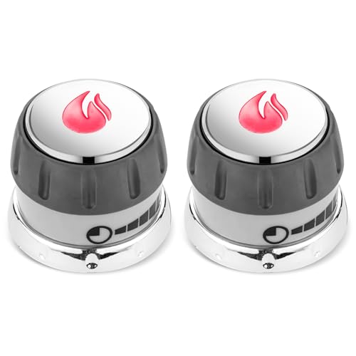 TERGTIRY 40255403 Sear Control Knobs kompatibel mit Weber Genesis 330 Grills 5,1 cm Sear Knob Genesis Serie (2012–2014), 2 Stück von TERGTIRY