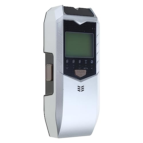 5-in-1-Wandscanner, tragbarer elektronischer Bolzen-Detektor mit LCD-Bildschirm, Audio-Alarm für Holz, AC-Draht, Metallbolzen, Erkennungsfinder, Wandmitte, Standortdetektor von TERNCOEW