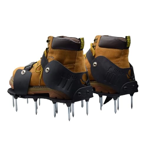 PVC-Belüftungsschuhe mit rutschfesten Spikes und Luftpolsterung für verbesserte Sauerstoffversorgung, 2 Stück, verstärkte Garten-Pannenstiefel von TERNCOEW