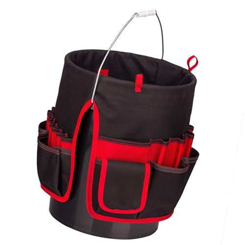 Robuster, tragbarer Werkzeug-Organizer in Eimerform, geräumiger Stauraum für Outdoor-Aktivitäten und Werkstatt, unverzichtbare Eimerförmige Werkzeugtasche von TERNCOEW