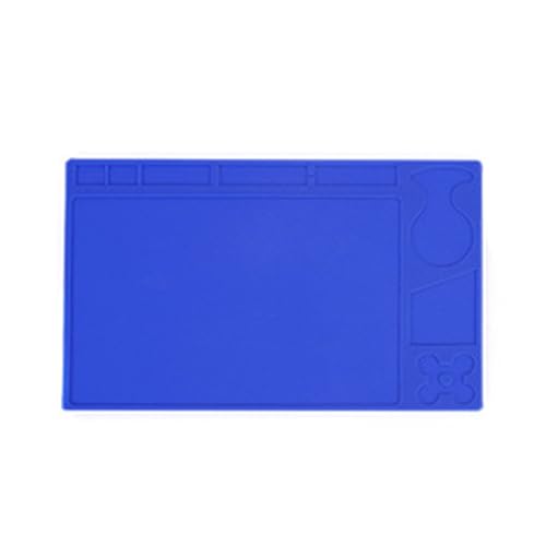 Silikon-Lötmatte für Elektronik-Reparatur, rutschfeste Oberflächen, Aufbewahrungsschlitze, Multi-Fächer-Design, rutschfeste Löt-Werkbänke von TERNCOEW