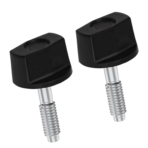 TERNCOEW Doppelter Luftreiniger-Regler mit Stahleinsätzen Einstellgriff-Set für 40G000 40H000 44S977 Motormodelle Stahlfilterknopf von TERNCOEW