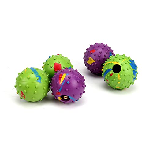 TERNCOEW For Toy Puppy Rubber Ball Chirping Chew Toy For Chasing Natural Instincts S/for M/L Dog For Interactive Toys Sof Chirping Toy von TERNCOEW