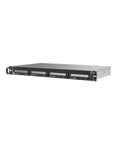 TERRAMASTER D4-320U 4-Bay Ultra-kurzes Rack-montiertes Festplattengehäuse– USB 3.2 Gen2 10 Gbit/s Typ-C HDD-Speicher Hot-Swap-fähig Plug-and-Play (ohne Festplatte) von TERRAMASTER