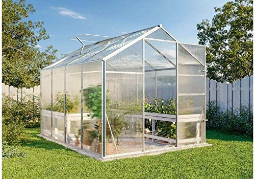 Terrando Gewächshaus Sanus, Aluminium, 220 x 220 cm , Verglasung: Polycarbonat; Anzuchthaus mit beidseitigem UV- Schutz Terrando Gewächshaus Sanus, Aluminium, 220 x 220 cm , Verglasung: Polycarbonat; Anzuchthaus mit beidseitigem UV- Schutz von TERRANDO