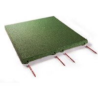 TERRASOFT Fallschutzplatte, BxHxL: 50 x 3 x 50 cm, Fallhöhe: 1,00 m, Gummi/Kautschuk von TERRASOFT