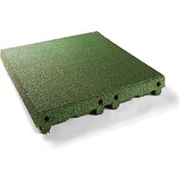 TERRASOFT Fallschutzplatte, BxHxL: 50 x 8 x 50 cm, Fallhöhe: 2,40 m, Gummi/Kautschuk von TERRASOFT