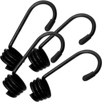 Haken für Spanner oder Gummiseil — 4er-Set Schwarz 10 mm - Terre Jardin Haken für Spanner oder Gummiseil — 4er-Set Schwarz 10 mm - Terre Jardin von TERRE JARDIN