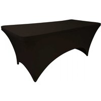 TERRE JARDIN - Stretch-Tischdecke für rechteckigen Tisch Schwarz von OSE