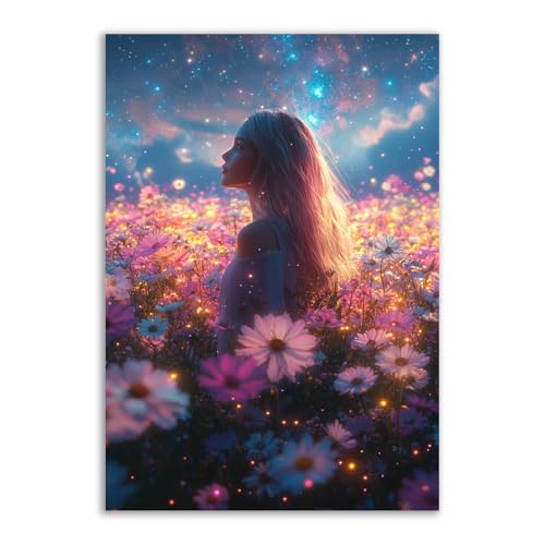 TERUEA Modernes Deko-Highlight Ein Kind hält einen altmodischen Kartoffelkorb, Leinwandbild Modern Canvas Groß XXL Schlafzimmer Wohnzimmer Wandbild Kunstdruck Halloween (Gelb)-40x60cm1 Ungerahmt von TERUEA