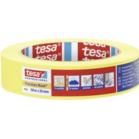 Tesa - precision 04334-00001-00 Kreppband Präzisionskrepp® Gelb (l x b) 50 m x 25 mm 1 St. von Tesa