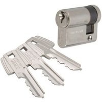 Tesa Assa Abloy - Halbzylinder tesa TE5 - 30x10mm - Variur MV1 56698B - vernickelt - T5A03010N von TESA ASSA ABLOY