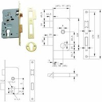 Tesa Assa Abloy - Tesa 2010-p-hl/60 Schloss von TESA ASSA ABLOY