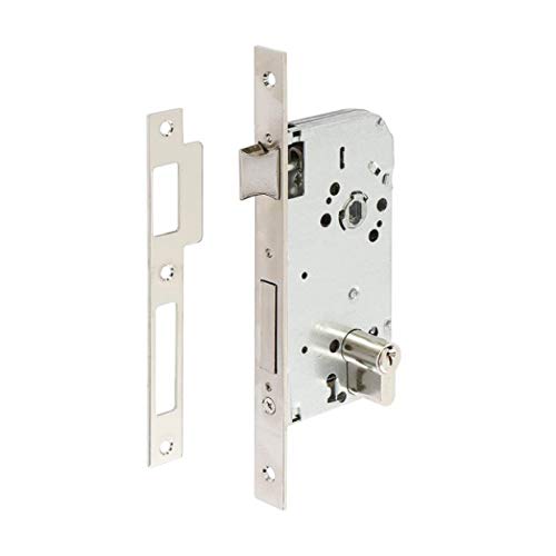 tesa 130 – Schloss tiefgezogen quadratisch/A C8 40 mm Eisen Nickel von Tesa Assa Abloy